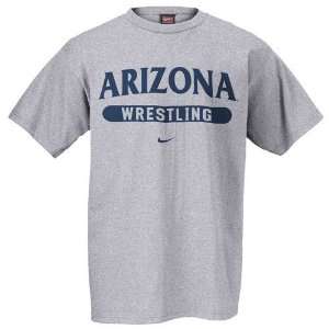  Nike Arizona Wildcats Ash Wrestling T shirt Sports 