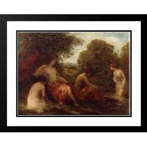  Diana and Her Handmaidens 20x23 Framed and Double Matted 