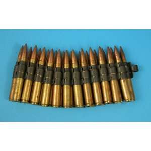  U.S. WW2 Dummy .30 cal Cartridges in Links (25 rounds 