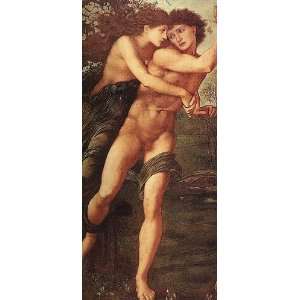  FRAMED oil paintings   Edward Coley Burne Jones   24 x 54 