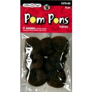  BROWN  FCM ACRYL POMPOM 1 