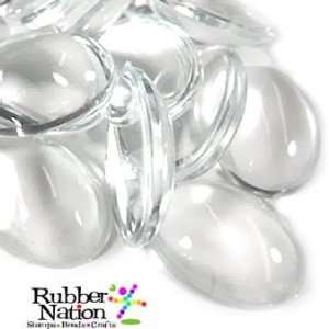 Clear Oval Acrylic Resin Cabochons 25x18mm 1 8pc LG Bubbles for 