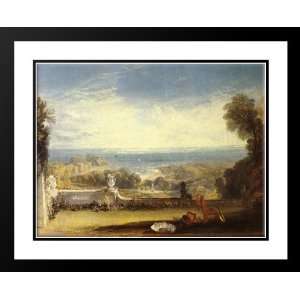 Turner, Joseph Mallord William 36x28 Framed and Double Matted View 