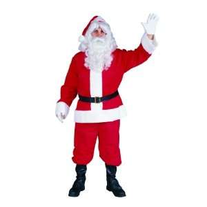  Adult Plush Santa Suit Christmas Costume 