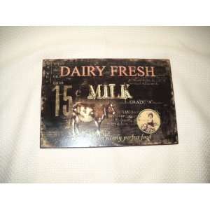  Dairy Fresh Milk Metal Wall Sign Farm Country Kitchen 