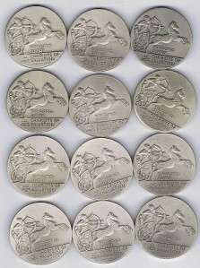 ISRAEL TANKS THAT MADE HISTORY 12 MEDALS 33.2oz SILVER  