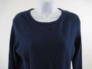 BODEN Navy Cashmere Pull Over Sweater Sz 12  
