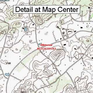  USGS Topographic Quadrangle Map   Wildomar, California 