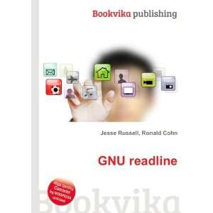  GNU readline Ronald Cohn Jesse Russell Books