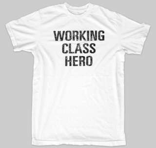 WORKING CLASS HERO John Lennon Beatles Emo NYC T Shirt  