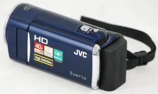 NEW JVC Everio GZ HM30 GZ HM30AU Digital Camcorder 40x Optical BLUE 