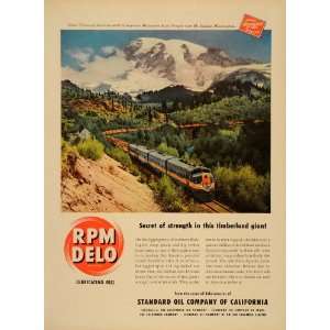  1950 Ad RPM Delo Lubricating Oil California Standard 