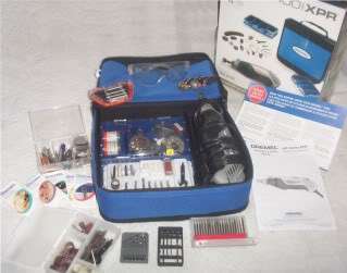 DREMEL 400 XPR ROTARY TOOL KIT WITH CASE AND ACCESSORIES POWER DRILL 