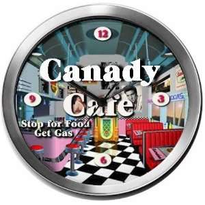  CANADY 14 Inch Cafe Metal Clock Quartz Movement Kitchen 