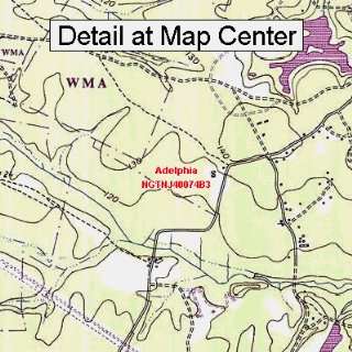  USGS Topographic Quadrangle Map   Adelphia, New Jersey 