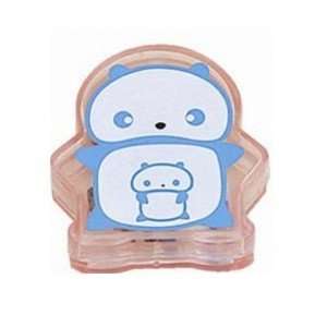  Kawaii Blue Little Panda Eraser Set