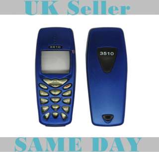Fascia/Cover/Housing for Nokia 3510 Blue Case With Silver keypad