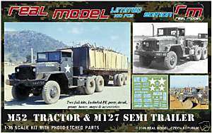 M52 Tractor & M127 Trailer 1/35 Real Model resin 35136  
