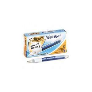 WideBody® Retractable Ballpoint Pen, Medium Point, Blue 