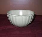 nice vintage small green stoneware bowl 