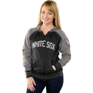  Chicago White Sox Womens Wicked Slider Black Full Zip 