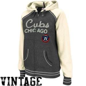  MLB Majestic Chicago Cubs Ladies Gray Cream Cooperstown Wicked 
