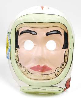 Austin Art Studios 1970s Astronaut Luminous Kids Halloween Mask  