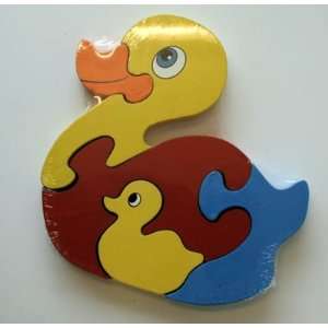  Large Duck Wooden Puzzle Toys & Games