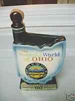 Vintage Jim Beam Decanter The Wonderful World of Ohio  