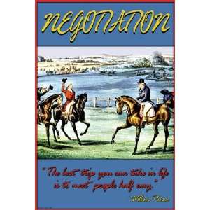  Negotiation 20x30 poster