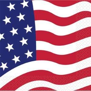  , Inc. American Flag Napkins (Beverage)