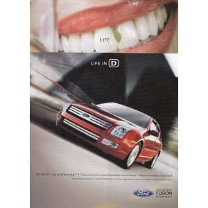  Print Ad 2005 Ford Fusion Life in D Ford Books