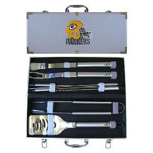  Green Bay Packers NFL Barbeque Utensil Set w/Case (8 Pc 