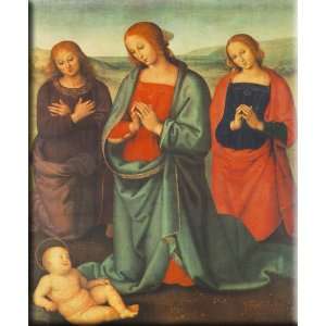Madonna with Saints Adoring the Child 25x30 Streched Canvas Art by 