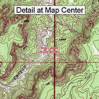   Map   Bear Canyon, Utah (Folded/Waterproof)
