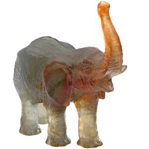  Daum Glass Small Elephant