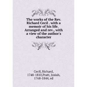    Richard, 1748 1810,Pratt, Josiah, 1768 1844, ed Cecil Books