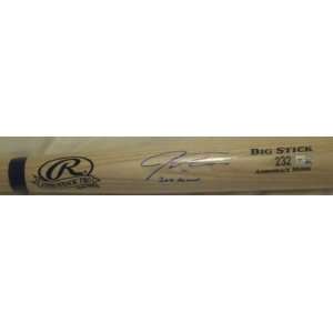  Signed Josh Hamilton Baseball Bat 2010 AL MVP MLB COA 