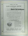 Original 1960  Elgin Outboard Motor Parts List 7.5 HP Model 571 