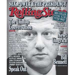  President Clinton, 1998 Rolling Stone Cover Poster by Mark 