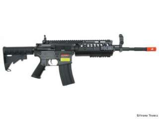 NEWEST Enhanced JG Black M4 RIS S System AEG Airsoft Electric Rifle 