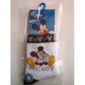  Disney Mickey Socks, White/Black, 16 18 cm Everything 