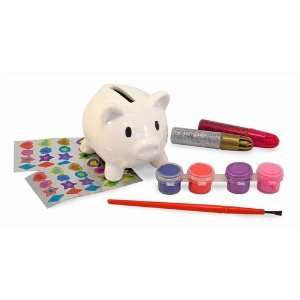  Decorate Your Own Piggy Bank Kit Toys & Games