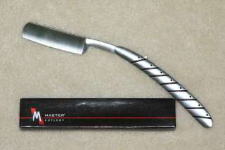 WHOLESALE LOT OF 3 Stainless Steel Straight Barber Razor Chrome Knife 