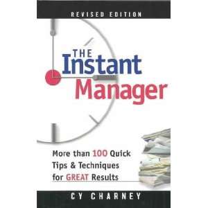  The Instant Manager Cyril Charney Books