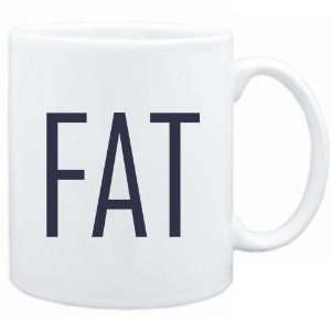  Mug White  fat   simple Adjetives
