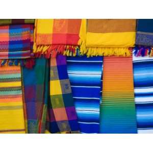 Mayan Textiles For Sale, Valladolid, Yucatan, Mexico Photographic 