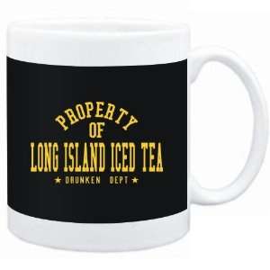  Mug Black  PROPERTY OF Long Island Iced Tea   DRUNKEN 