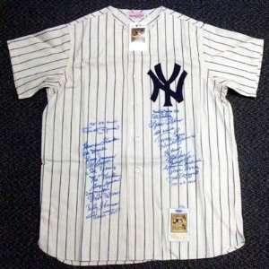  Yogi Berra Autographed Uniform   1951 NY & NY Giants 24 