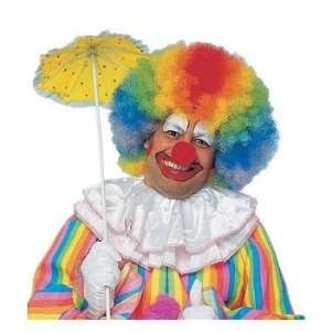  Jumbo Rainbow Afro Clown Costume Wig 